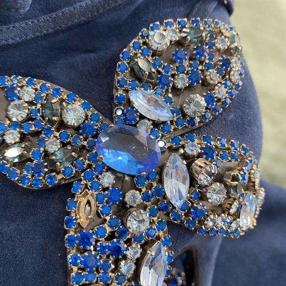 Sergio Rossi Pelle Royal Oceano boots. - Picture 2 of 8